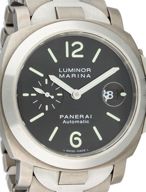 a panerai titanium submersible firenze 1860 automatic wristwatch|Panerai .